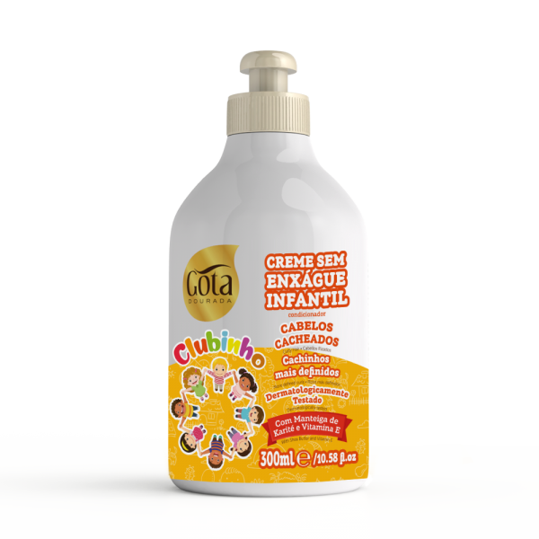 Balsam fara clatire, par cret copii,Clubinho,300 ml, Gota Dourada